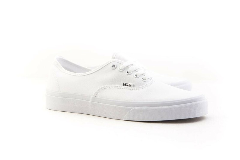 vans auth white